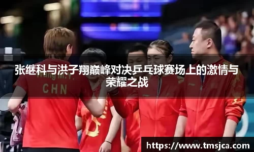 张继科与洪子翔巅峰对决乒乓球赛场上的激情与荣耀之战
